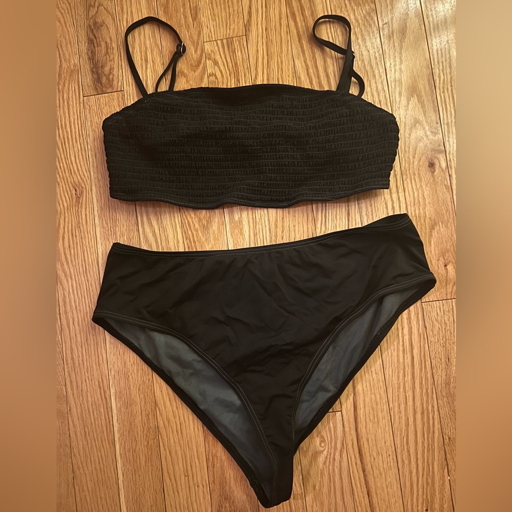 Only Black Women's Bikini Set